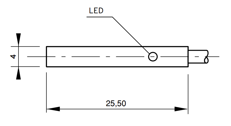 Индуктивный датчик IS-04-A1-03