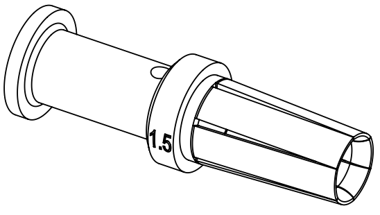 Електричний контакт Han-Yellock F-c 1.5 mm