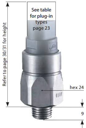 Реле давления 0111–41903, со встроенным коннектором