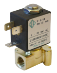 Електромагнітний клапан 21JN1R0V12-OX, двоходовий, прямої дії, для промислового кисню