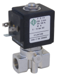 Електромагнітний клапан 21L2K1T25, двоходовий, прямої дії