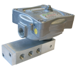 Электромагнитный клапан 515620EIB15-2, пятиходовой, непрямого действия