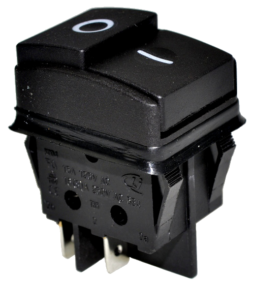 Кнопка управления ASB18-21-1AA двойная, черный/черный