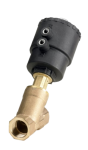 Клапан с пневмоприводом 042N4400, двухходовой, с угловым поршнем