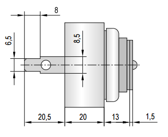 Сигнальна сирена BU2/BU3, на панелі M28