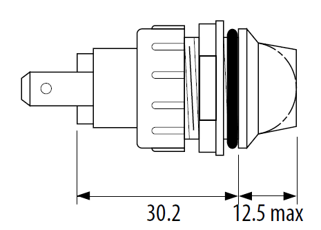 Ламподержатель светосигнальной арматуры C 1090 FPS