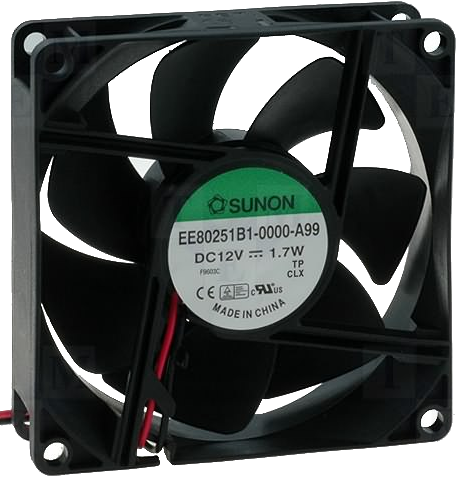 Вентилятор малогабаритный осевой EE80251B1-A99 DC12V