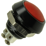 Кнопка управления GQ12B-10/A-R красная, моностабильная