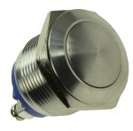 Кнопка управління GQ19B-10/S хромована, моностабильная