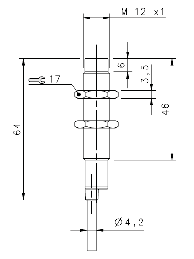 Индуктивный датчик IS-12-C3-03