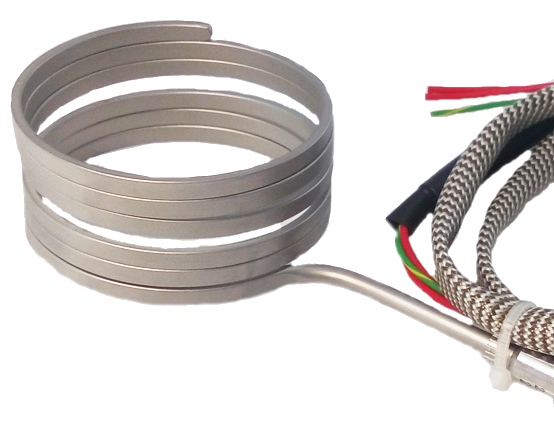 Спиральный электронагреватель ЭНСп_41-А-1,8х3,2-0,25-С-220, с прямоугольным сечением