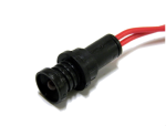 Сигнальна лампа KLP5R/230V червона з проводом, LED/230V