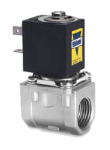 Електромагнітний клапан L140-D12, двоходовий, непрямої дії.