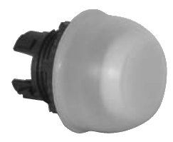 Кнопка управления L22AB02 зелёная, с прозрачным колпаком LWA0228