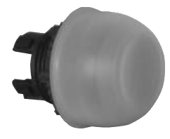 Кнопка управления L22AK10 красная, с прозрачным колпаком LWA0255