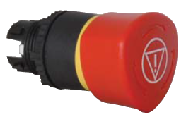 Кнопка экстренной остановки грибовидная L22ER01F красная, с символом