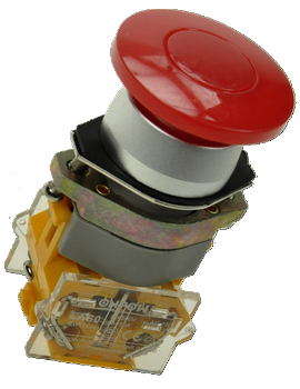 Кнопка безпеки грибоподібна LAS0-A1Y-11M/R червона, моностабильная