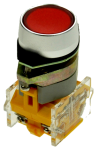 Кнопка управления LAS0-A1Y-11R красная, моностабильная