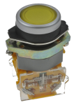 Кнопка управления LAS0-B1Y-11W жёлтая, моностабильная