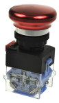 Кнопка безопасности грибовидная LAS0-K-11ZMB/R красная, бистабильная