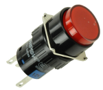 Кнопка управління LAS1-AY-11Z/R/12V червона, бистабильная