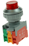 Кнопка управління LBL30-1-O/C-R червона, моностабильная