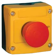 Пост управління однокнопковий LBX101910, з 1 грибоподібної кнопкою