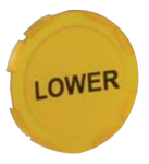 Колпачок для кнопки с подсветкой LT34308, с надписью