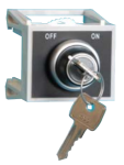 DIN-шинная сборка LWA0238-402, поворотный переключатель с ключом