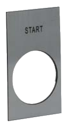 Корпусная накладка LWB11H301, для кнопочного поста управления
