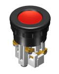 Кнопка управления N1-1KPc красная, моностабильная