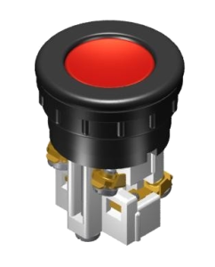 Кнопка управління N1-1KPc червона, моностабильная