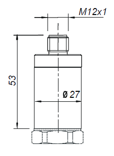 Датчик тиску P3327, для машинобудування стандартний