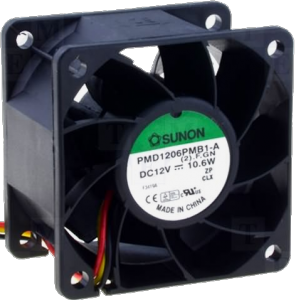 Вентилятор малогабаритный осевой PMD1206PMB1AF DC12V