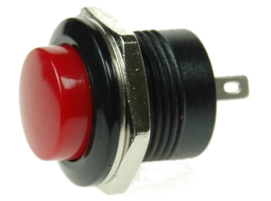 Кнопка управления  PS507A-BR красная, моностабильная