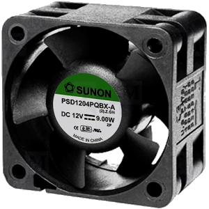 Вентилятор малогабаритний осьової PSD1204PQBX-A DC12V