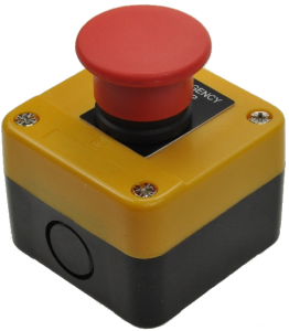 Пост управления однокнопочный SALB164H29, с 1 грибовидной кнопкой