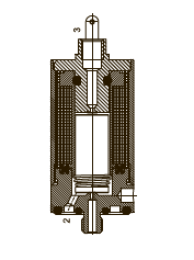 Электромагнитный клапан HSM3L6H00V, трехходовой, миниатюрный