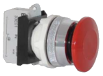Кнопка грибовидная T11DD01-3E02 красная, модульная