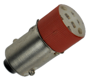 Лампа світлодіодна T15-R/220V, для сигнальної арматури