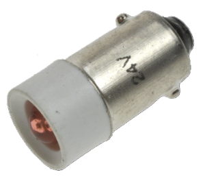 Лампа світлодіодна T15-R/24V, для сигнальної арматури