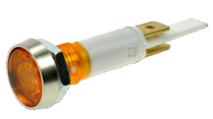 Сигнальная лампа TBF010-SC15/A-amber оранжевая, неоновая 250V