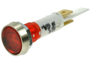 Сигнальна лампа TBF010-SC15/A-red червона, неонова 250V