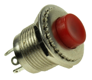 Кнопка управління TL6518R червона, моностабильная