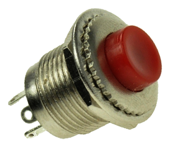 Кнопка управления TL6518R красная, моностабильная