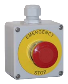 Пост управления однокнопочный TPA301-301, с 1 грибовидной кнопкой