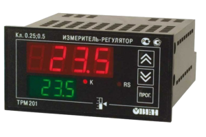 Вимірювач-регулятор ТРМ201-Щ2.Р, загальнопромисловий, одноканальний з RS-485