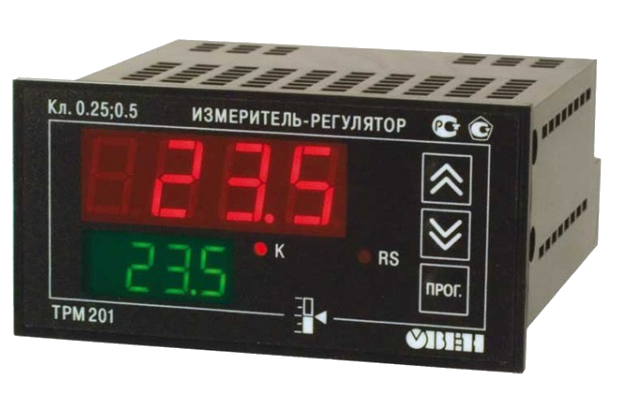 Измеритель-регулятор ТРМ201-Щ2.Р, общепромышленный, одноканальный с RS-485