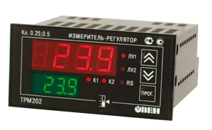 Измеритель-регулятор ТРМ202-Щ2.РР, общепромышленный, двухканальный с RS-485
