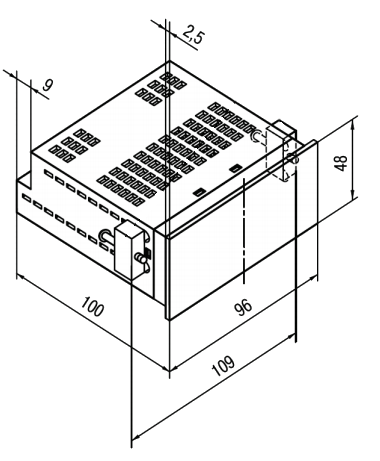 Вимірювач-регулятор ТРМ202-Щ2.РР, загальнопромисловий, двоканальний з RS-485